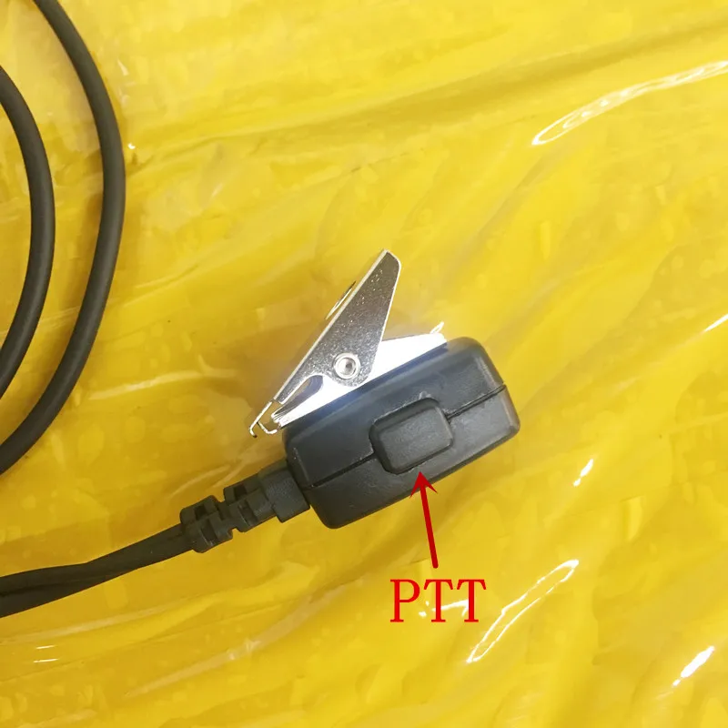 Большой зажим воротник PTT наушники earhook 2Pin для ICOM IC V8 V82 V85 F11 F26 F4008A F31 F4GT F3021 F3001 и т. д.