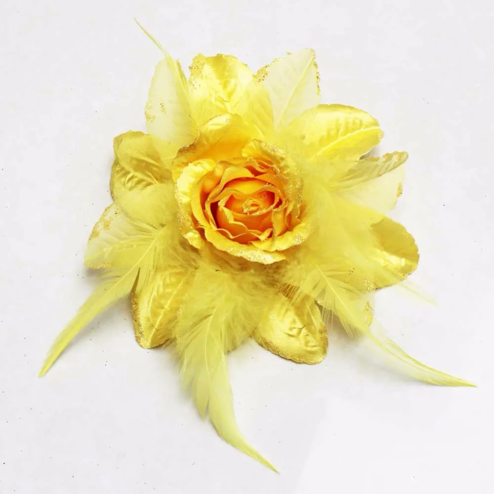 Желтые эластичные повязки на голову с подсолнухом Женские аксессуары для волос