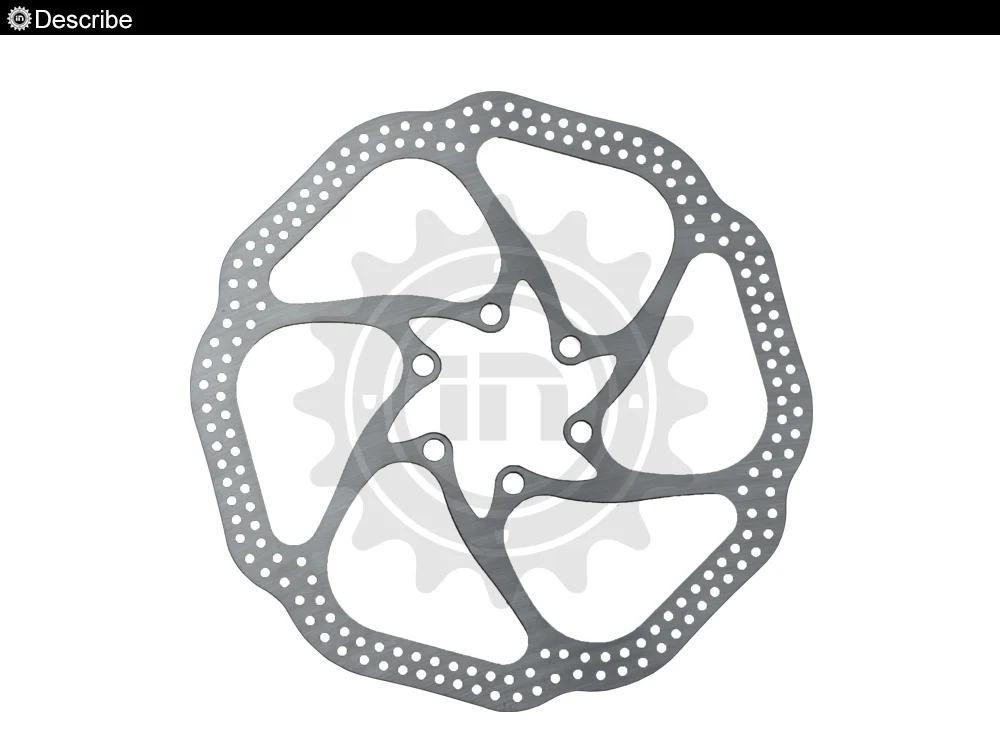 Bikein-2 шт. горный велосипед hs1 тормозные диски 160 мм Нержавеющая сталь 6 дюйм(ов) диск 12 кляксы Запчасти для велосипедов MTB ротора для bb5 Bb7