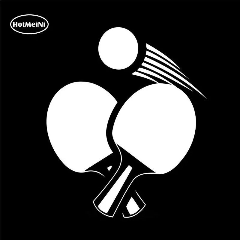 HotMeiNi Fashion Ping Pong Sport Vinyl Car Sticker For Window Bumper Laptop Kayak Waterproof 13*15.4cm | Автомобили и мотоциклы