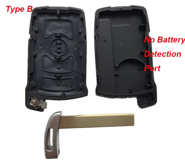 4 кнопки Smart Remote Key Shell для BMW 7 серии чехол автомобильного ключа заготовки без порта