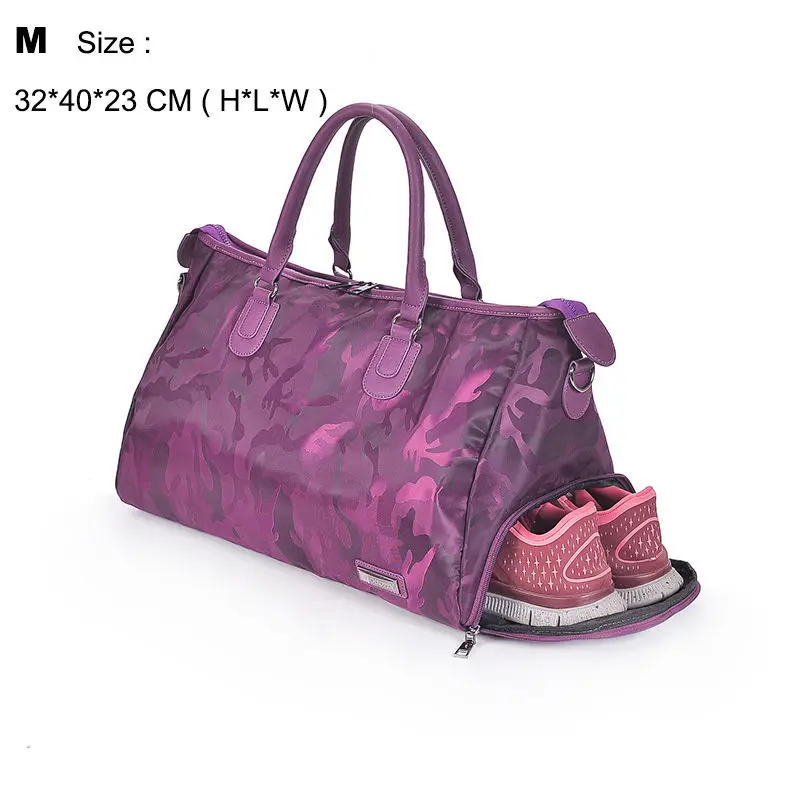 purple M Женские сумки для фитнеса через плечо, спортивная обувь для мужчин, женские дорожные сумки для йоги, Sac De Sport Tas Gymtas Sporttas - Цвет: purple M