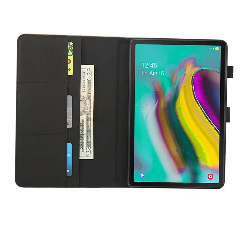 Роскошный чехол для samsung galaxy tab S5e 10,5 SM-T720 SM-T725 T720, чехол для планшета из искусственной кожи, чехол-подставка+ пленка+ ручка