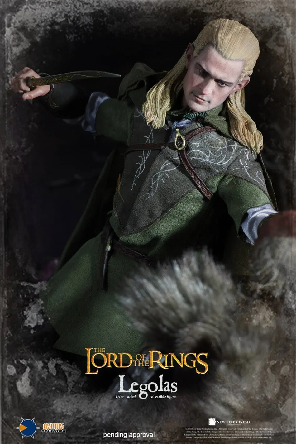 Игрушки Асмус LOTR010LUX Хоббит 1/6 эльфийский принц Леголас 1" Коллекция фигурка для фанатов подарок для хобби