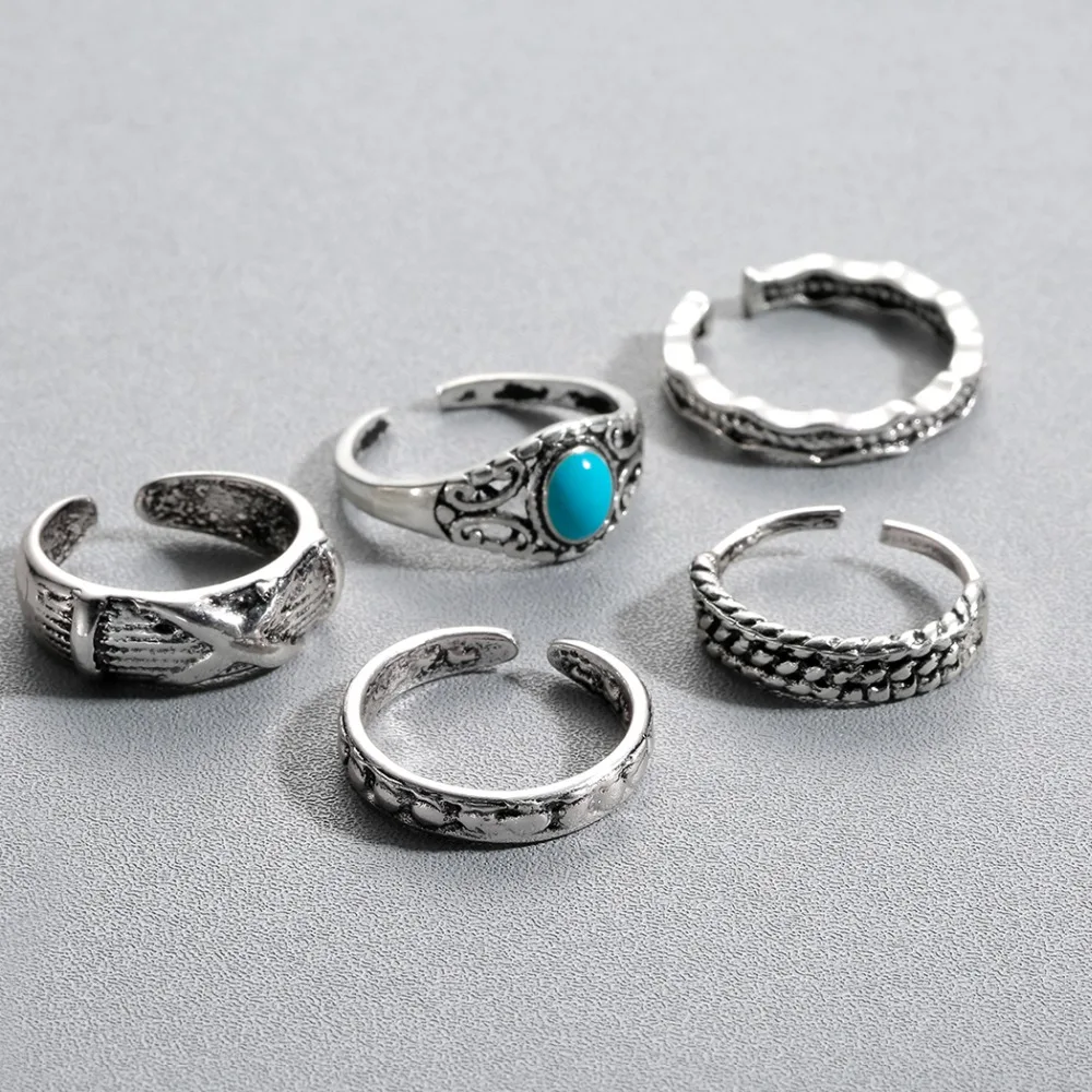 Чандлер винтажные тибетские серебряные счастливые кольца для женщин Anillos Anel