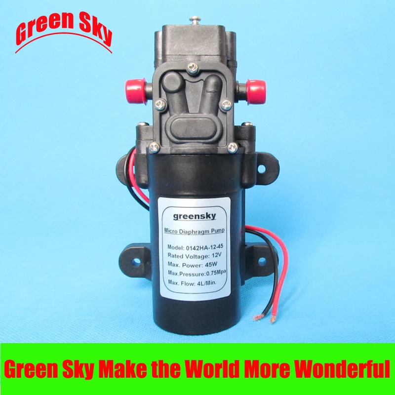 

HIGH QUALITY DC12V 45W High Pressure plastic diaphragm pump