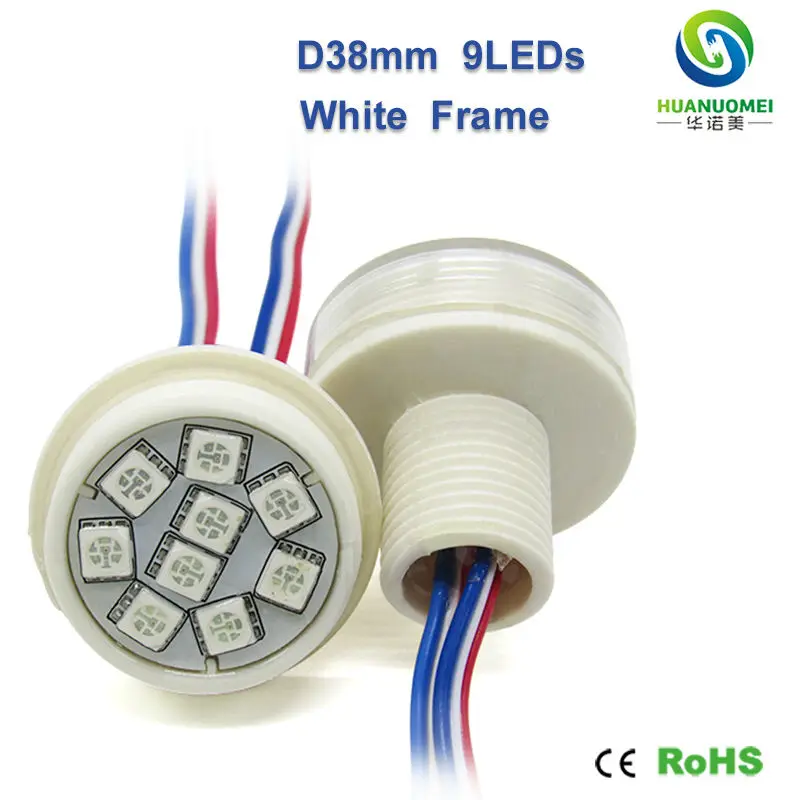 38 мм 9 светодиодов UCS1903 12 В rgb светодиодный пиксельный светильник 5050 smd модуль