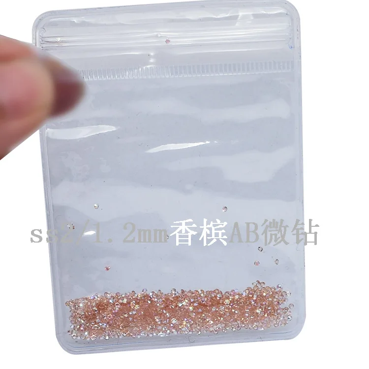 Новое поступление 1440 шт./пакет SS2 1 мм AB Циркон Стразы Micro мини ногтей украшения для