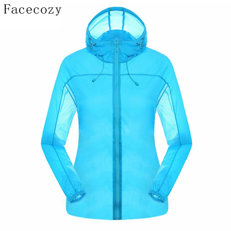 Женская быстросохнущая куртка Facecozy летняя для рыбалки с защитой от УФ-лучей