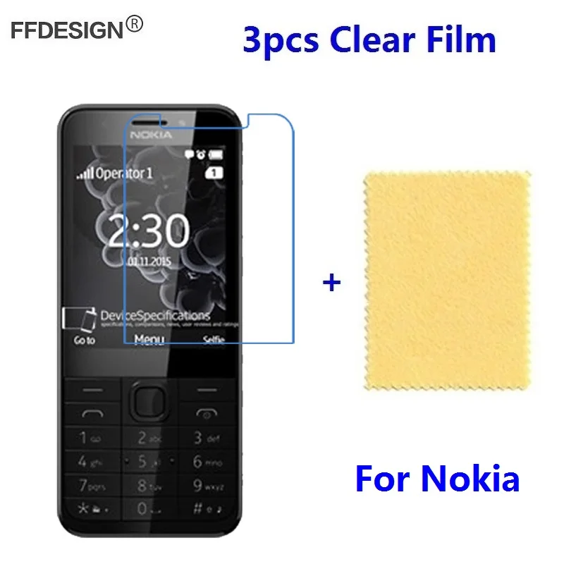 Прозрачная защитная пленка для ЖК экрана Nokia 3310 новинка 515 225 215 222 216 130 105 Защитная