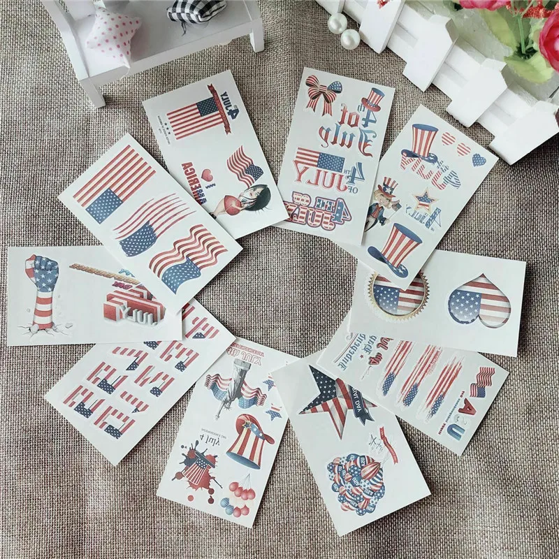 Временные тату-наклейки на лицо 5 шт. | Красота и здоровье