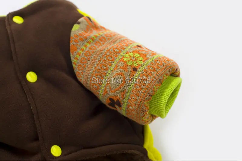 Зима флис утолщение ветрозащитный зеленый фантастика лошадь бренда щенок