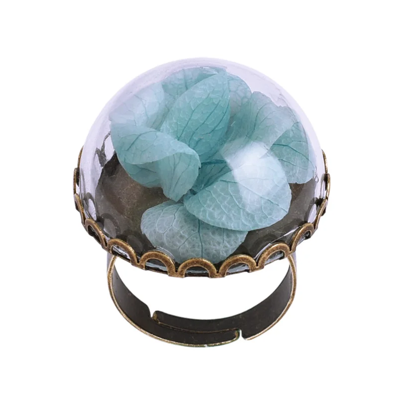 5 шт./лот 2017 оптовая продажа винтажные подвески регулируемые стеклянные кольца