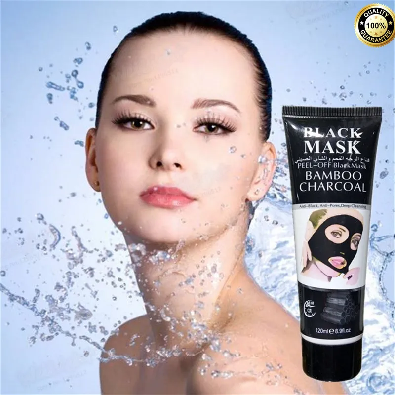 Бамбуковая угольная маска для лица поросенок присоска носа черная удаление