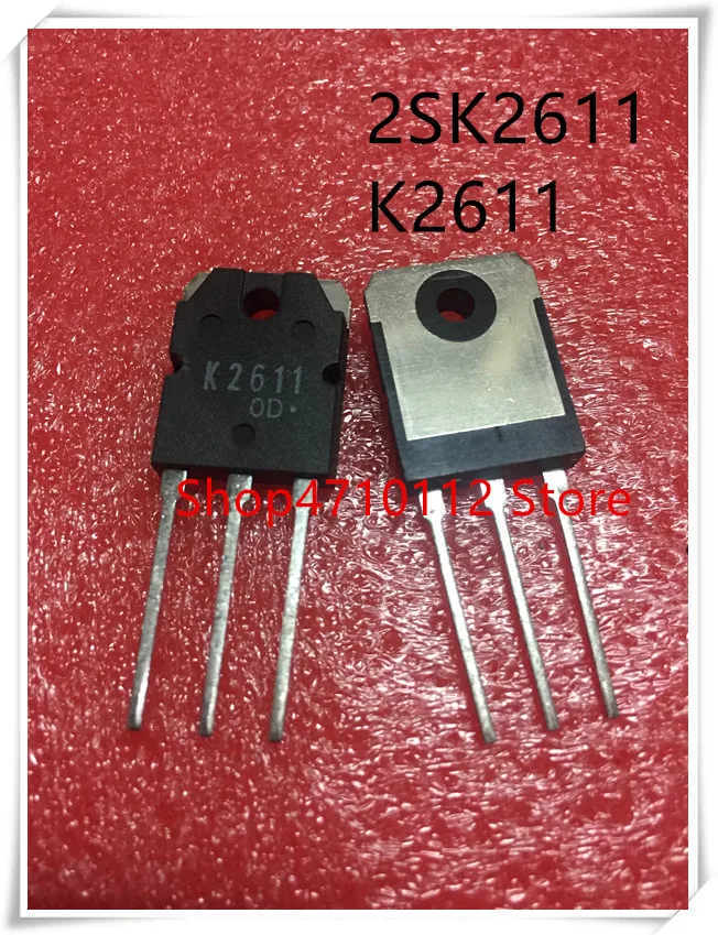 

NEW 1PCS/LOT 2SK2611 K2611 9A 900V TO-3P IC