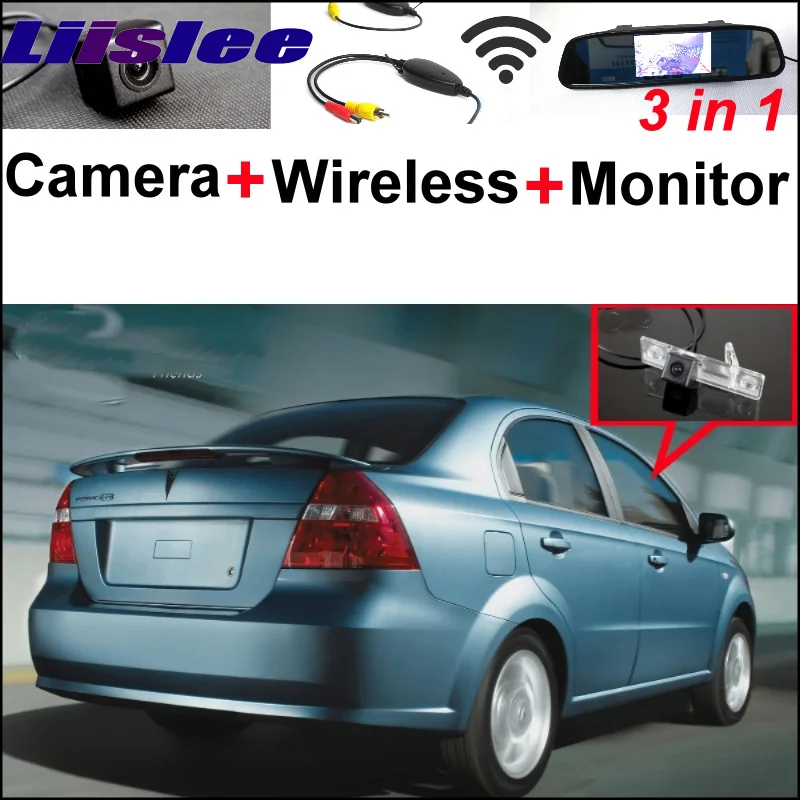 3 in1 специальные Wi Fi камера заднего вида Камера + Беспроводной приемник зеркальный
