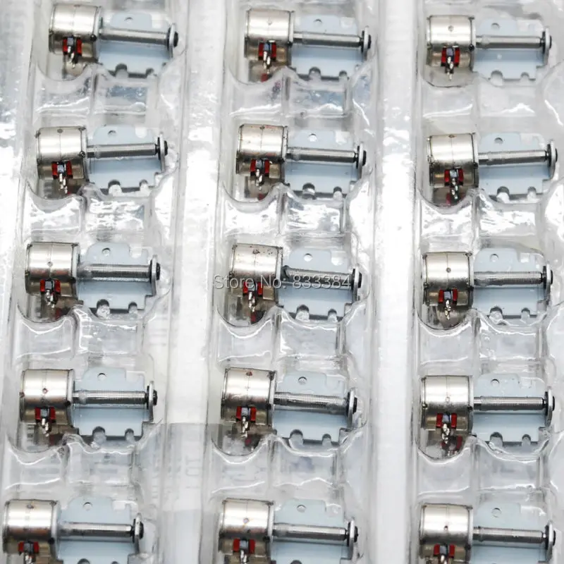 20 штук/2 Фаза 4 провода DC микро шаговый двигатель с винтовым зажимом 3V D6mm * H6mm для