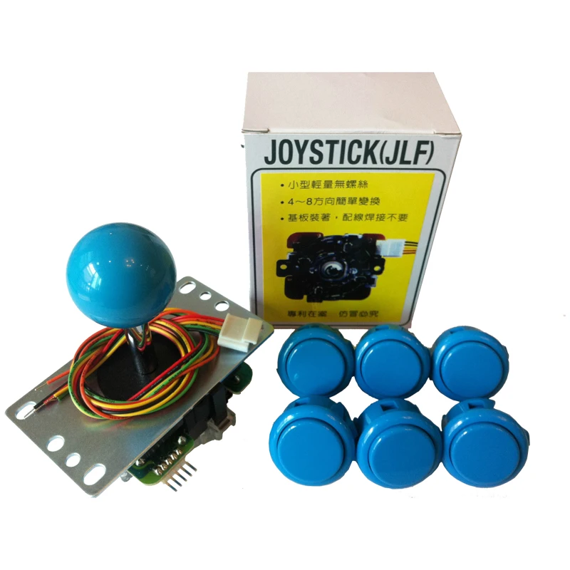 Оригинальный Джойстик Sanwa JLF TP 8YT с 6 OBSF 30 кнопки для Аркада jamma игровой набор|original