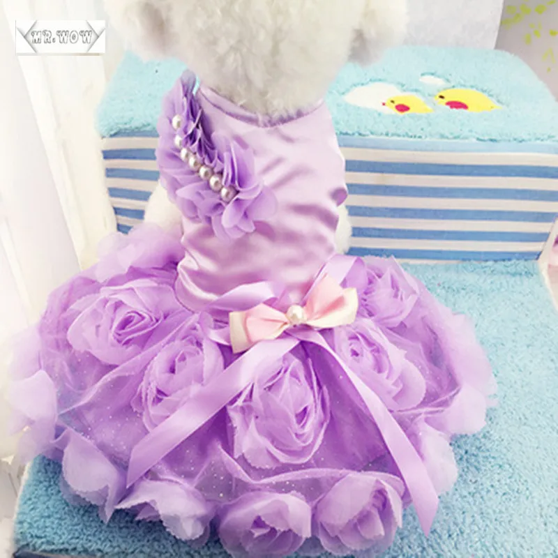 Новое поступление Свадебные платья для собак Puupy Dog одежда домашних животных юбка