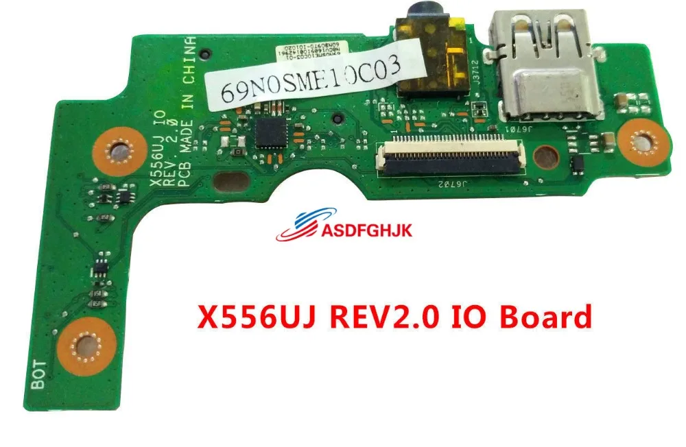 Плата ввода вывода USB для ASUS X556U X556UJ X556UJQ X556UB X556UA X555UV Rev 2 0 100% проб. ОК|Компьютерные