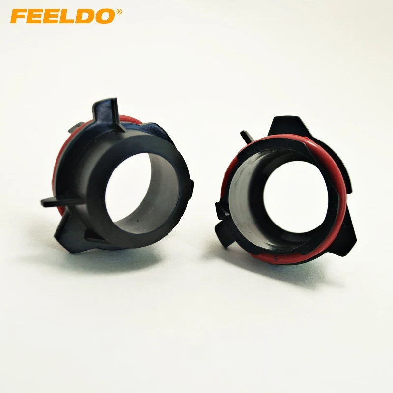 

FEELDO 30Pcs Car Bulbs Socket Conversion Adapter For BMW E39 5-Series(Type2) H7 HID Xenon Bulb Low Beam Installation #1057