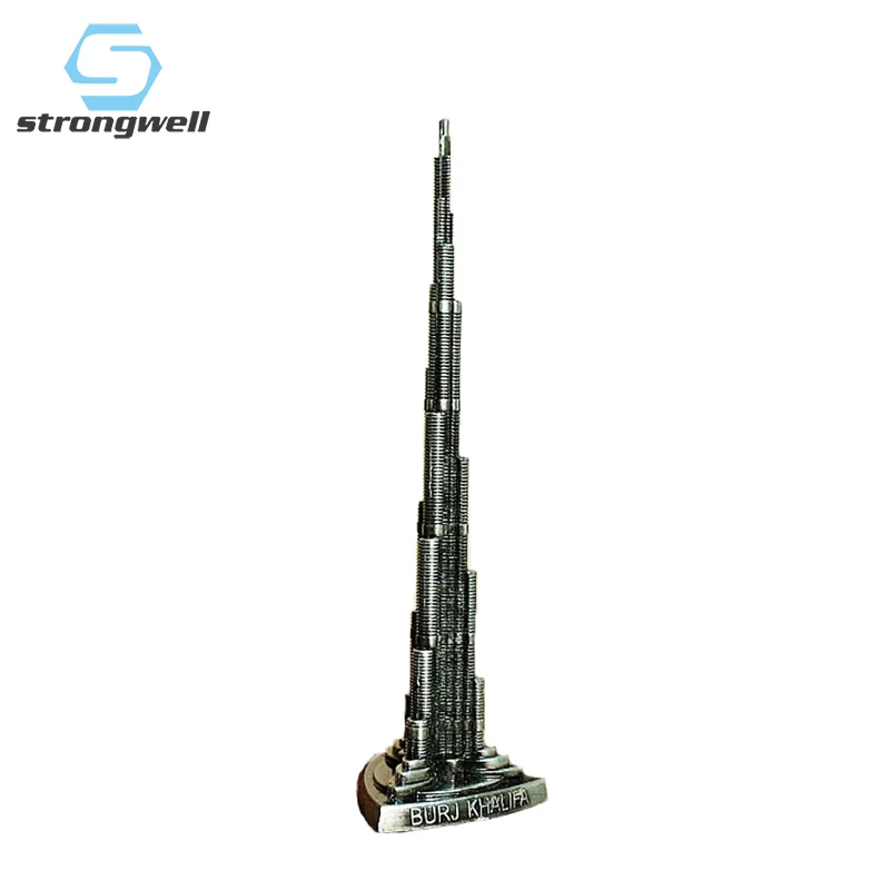 Креативная модель Strongwell Burj Khalifa металлические аксессуары для украшения дома