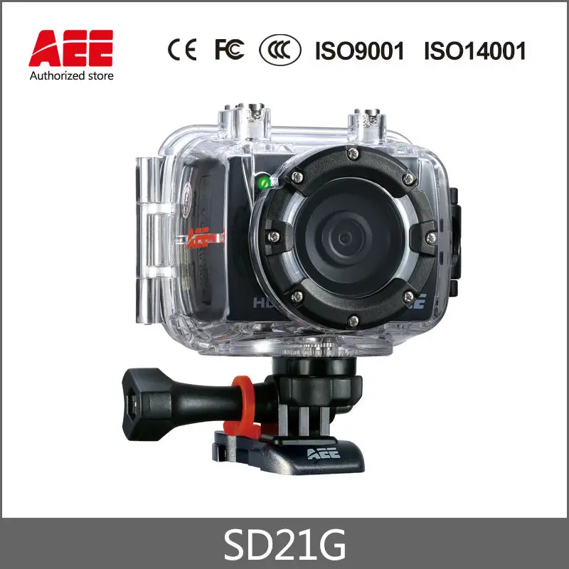Профессиональное вождение Камера экшн камеры AEE SD21G 1080 P HD 100 м Водонепроницаемый
