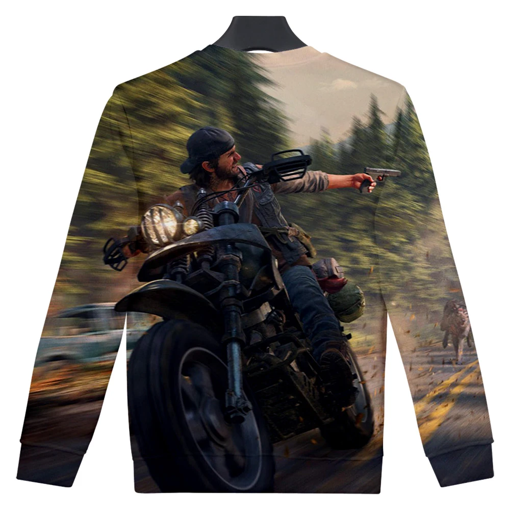 Модные days gone толстовка мужская Круглый воротник с длинными рукавами Толстовка days gone игры Harajuku топ с принтом в стиле хип-хоп толстовка