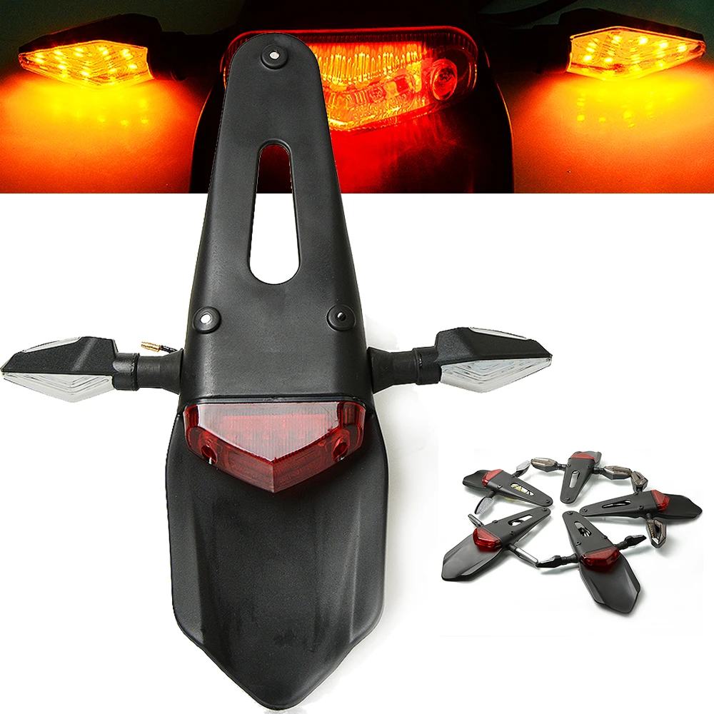 Motorbike moto motorcycle rear talilight tail light bulb brake signal back warning stop lamp led 12V turn |