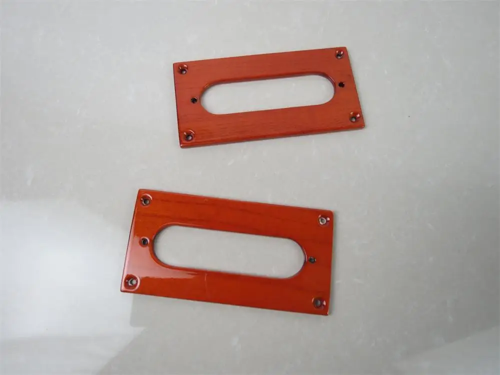 

2pcs Hand-made Ailanthus wood humbucker to singl coil adapter pickup ring #1887