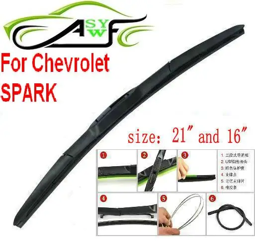 Щетка стеклоочистителя Автомобильная Для Chevrolet SPARK мягкая резиновая щетка для