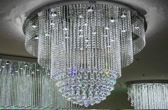 

new luxury modern chandelier ceiling living room lights Dia800mm crystal lighting