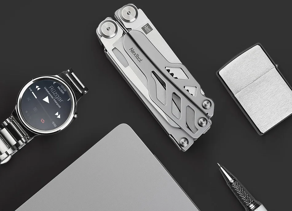 Xiaomi huohou Многофункциональный складной нож открывалка для бутылок Отвертка Плоскогубцы из нержавеющей стали армейские ножи Охота Открытый Campin
