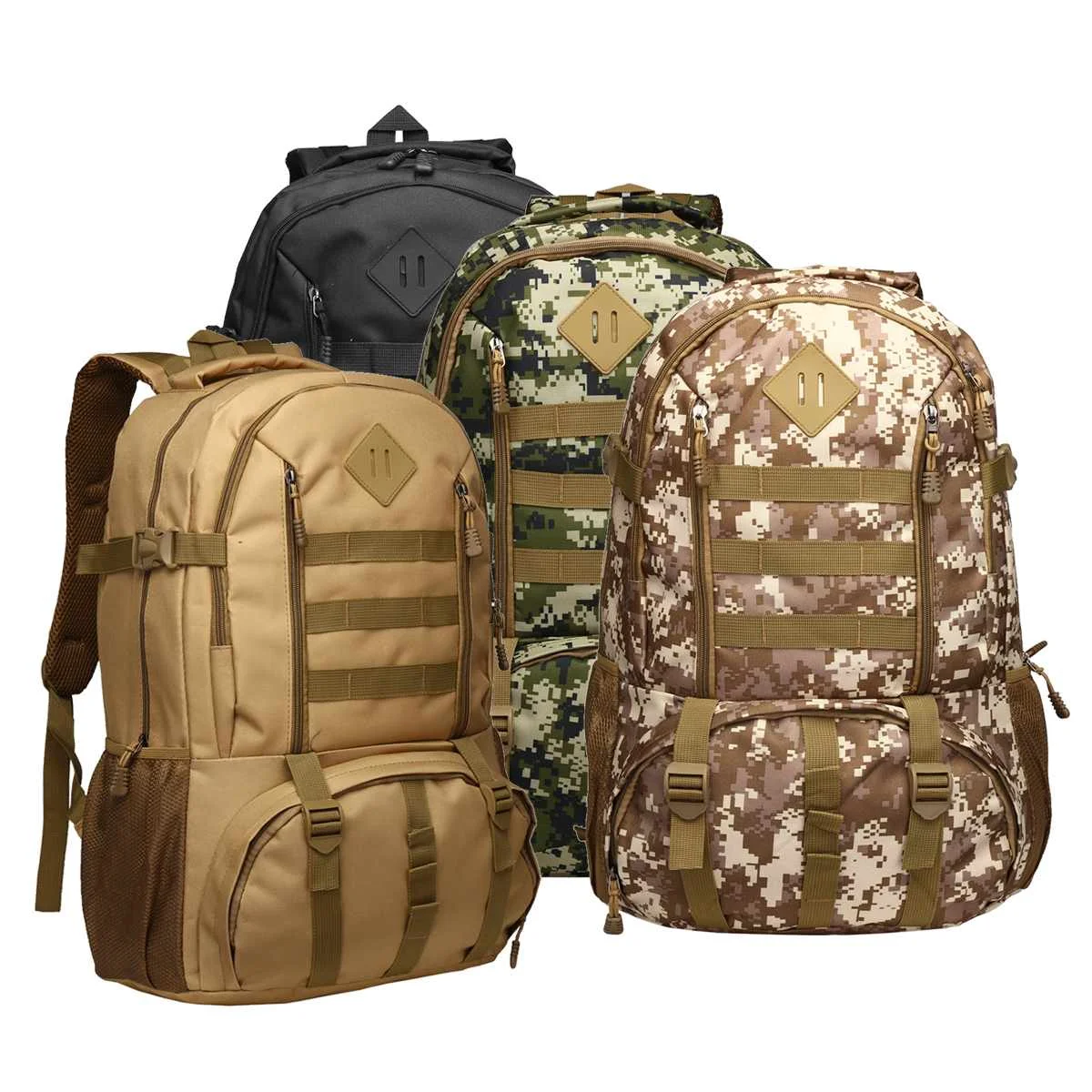 Большой 50л нейлоновый Открытый военный альпинистский Рюкзак Molle спортивный походный рюкзак для кемпинга рюкзак для путешествий альпинизма