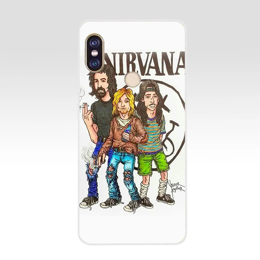 228AQ Nirvana Kurt Cobain Мягкий силиконовый чехол из ТПУ для телефона xiaomi redmi 6 pro note 5 plus 4 4x mi 8