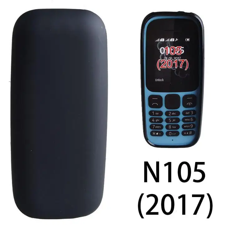 Чехлы для Nokia 105 3310 3G (2017) матовый мягкий силиконовый гелевый Чехол из ТПУ 3g 2017