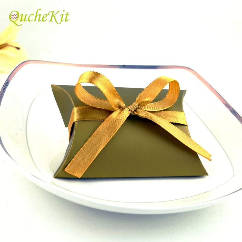 Креативная подушка из крафтовой бумаги 50 шт./компл. золотистая серебристая