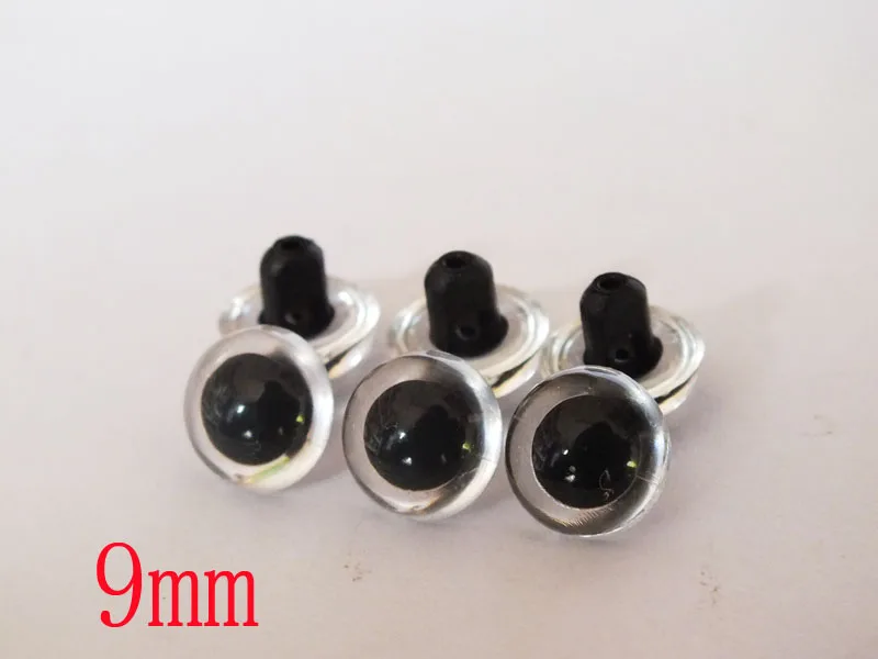 100pairs Clear Plastic Sewing Eyes For Toy DIY Doll Accessories----9mm | Игрушки и хобби