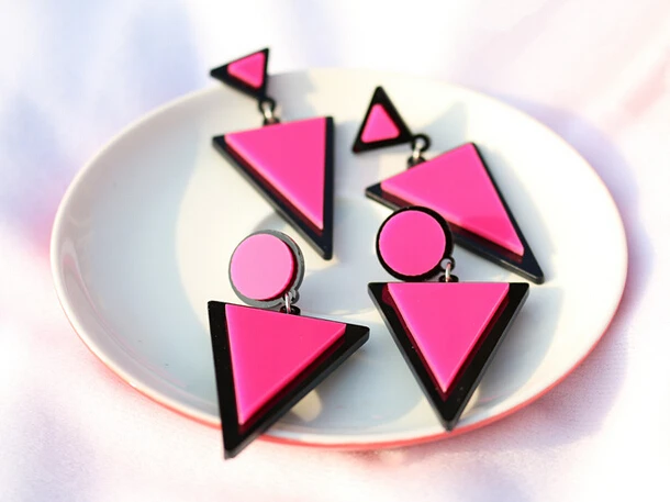Женские серьги гвоздики в виде треугольника|earring studs earrings|brand stud earringsfashion earrings |