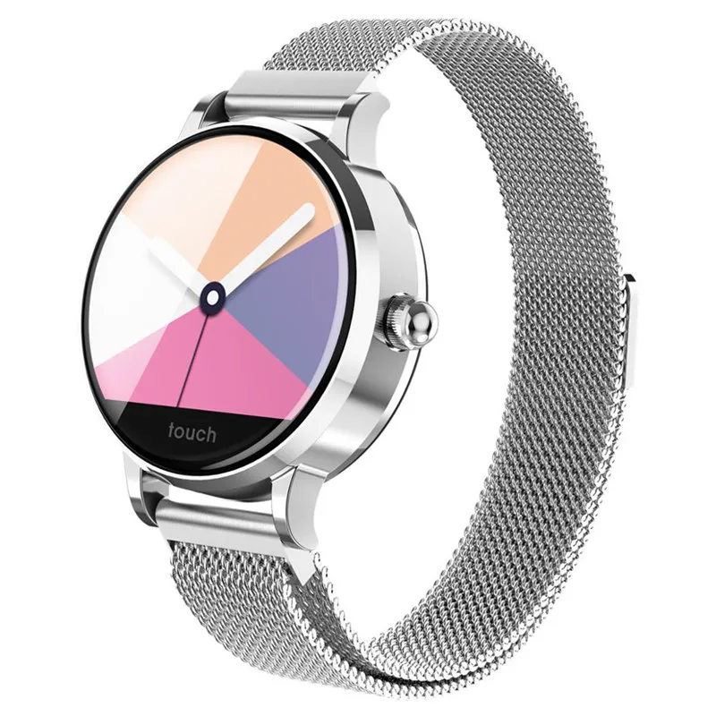 Silver Steel S9 Смарт-часы, кровяное давление, умные часы, сердечный ритм, для мужчин, IP67, для женщин, умный Браслет, водонепроницаемый для Apple IOS - Цвет: Silver Steel