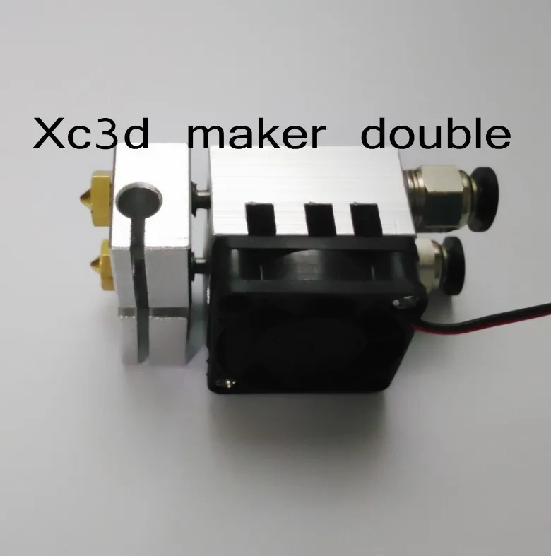 3d принтер двойной экструдер mk8 e3d v6 0.2 мм/0.3 мм/0.4 мм насадка комплект reprap prusa i3 impressora