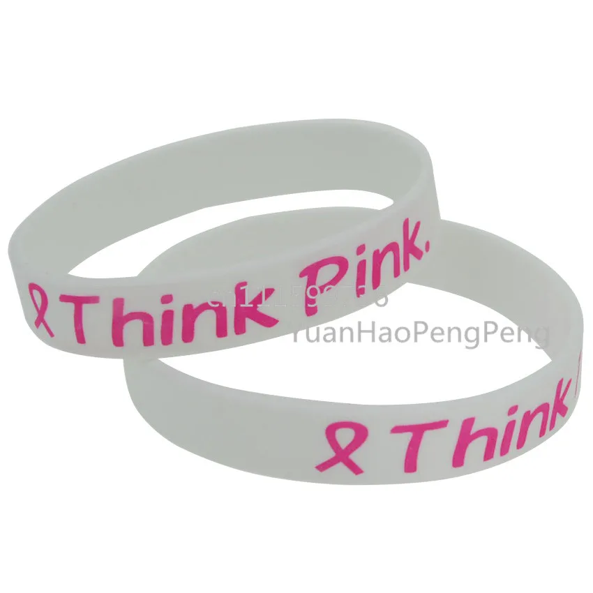 Браслет браслет Think Pink с розовой лентой|wristband bracelet|c braceletbracelet c |
