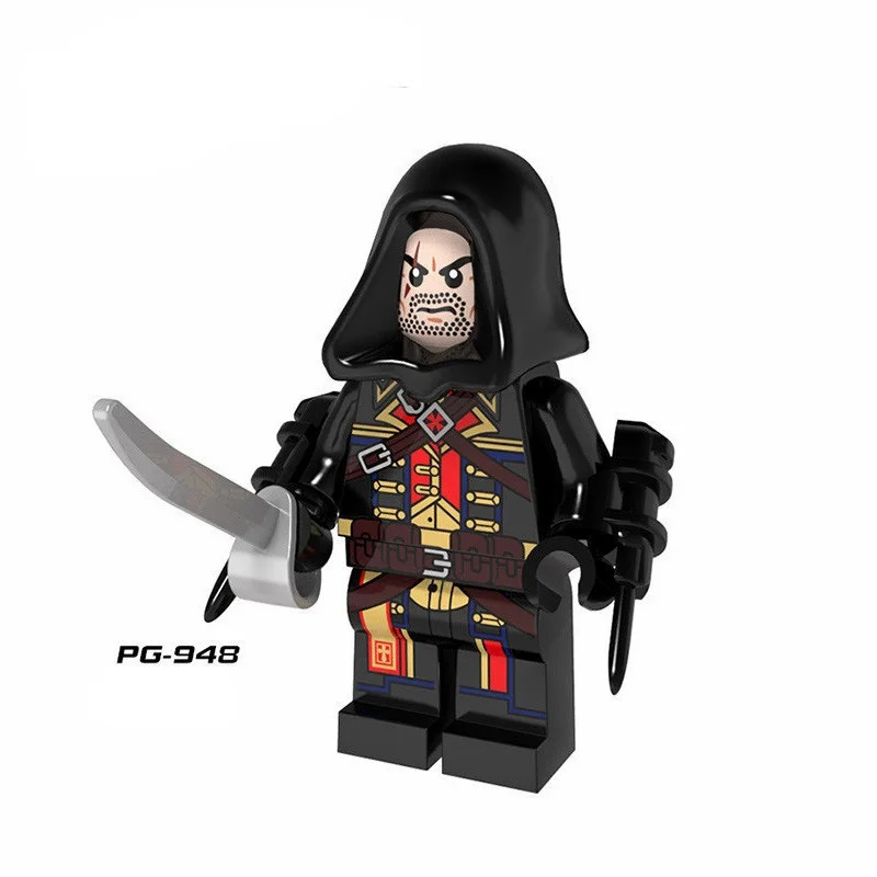 Legoings Pinnacle Assassin's Creed Series 8 Kenwei Флоранс Дорианс может подобрать части|Игровые