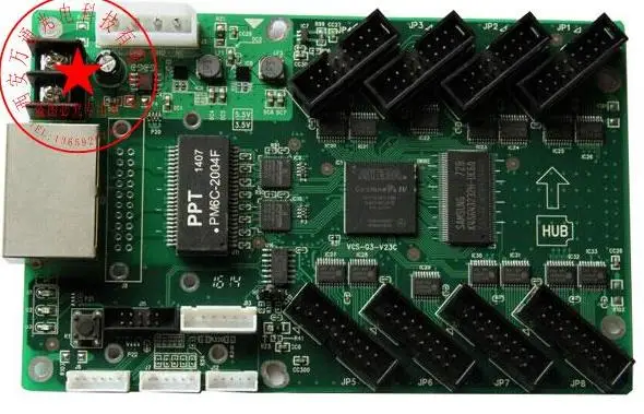 Mooncell V23C приемная карта светодиодного экрана не сможете получить карту VCSG3