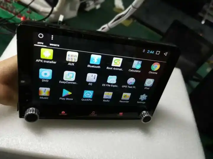 Автомагнитола 9 дюймов 2 Din Android 7 1 четыре ядра GPS навигация автомагнитола стерео