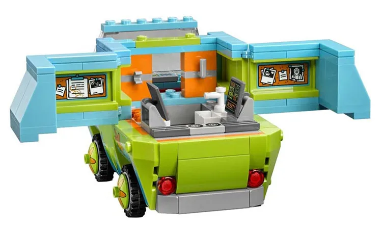 Оригинальные фигурки Scooby Doo 10430 таинственная машина совместимая с legoland 75902