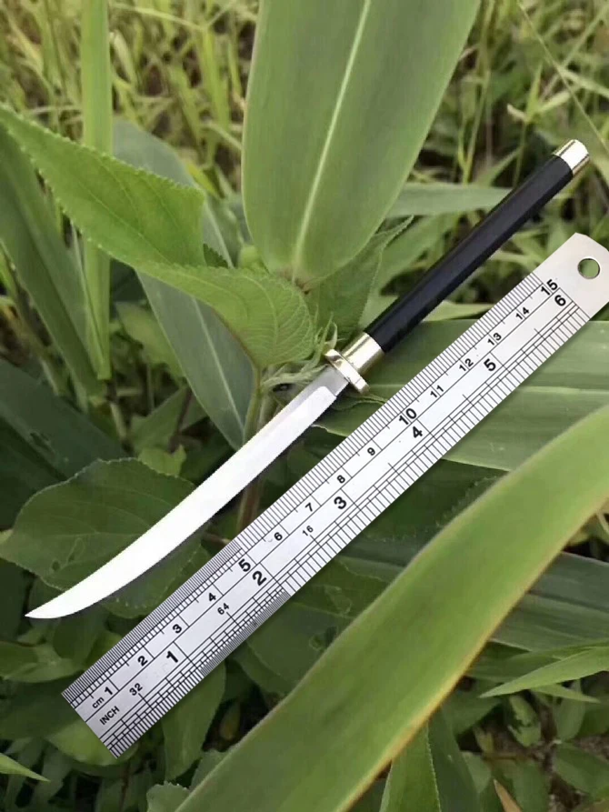 Классический мини-нож фиксированного типа из vg10 стали с эбонитовой рукояткой, небольшие охотничьи навахи для кемпинга, декоративные инструменты.