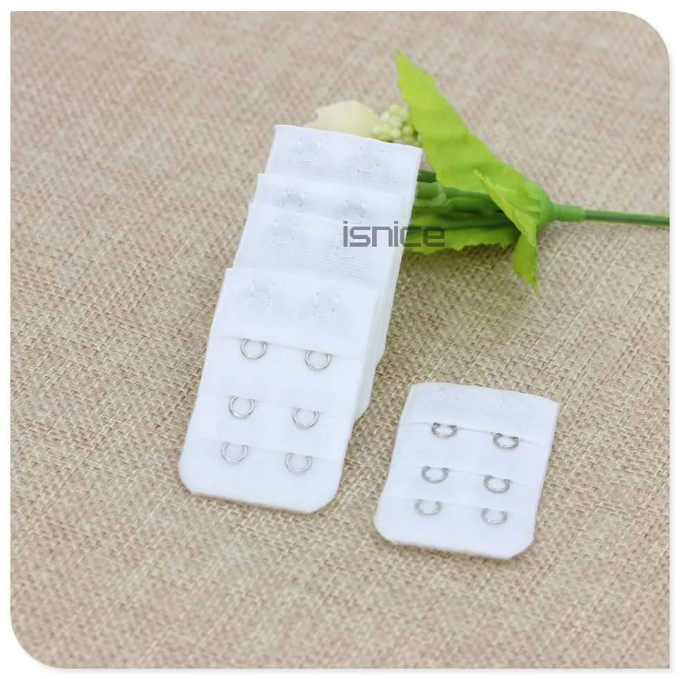 white 2 hooks Интимные товары, бюстгальтер для девочек, цветной, 2 крючка, 3 ряда, бюстгальтер, расширитель, застежка, нижнее белье, аксессуары для женщин, бюстгальтер на бретельках - Цвет: white 2 hooks