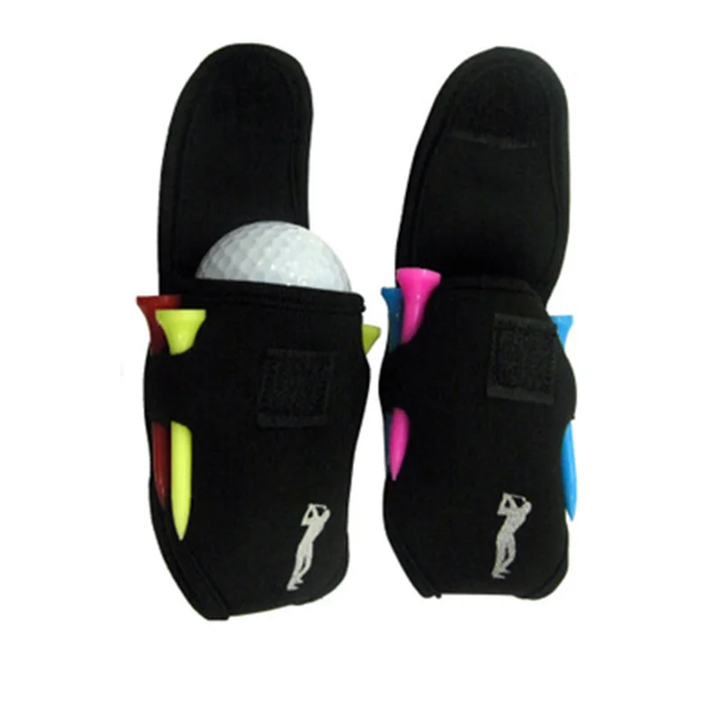 Мяч для мини гольфа держатель поясная сумка с крюком дайвинга эластичная + 2 мяча 4