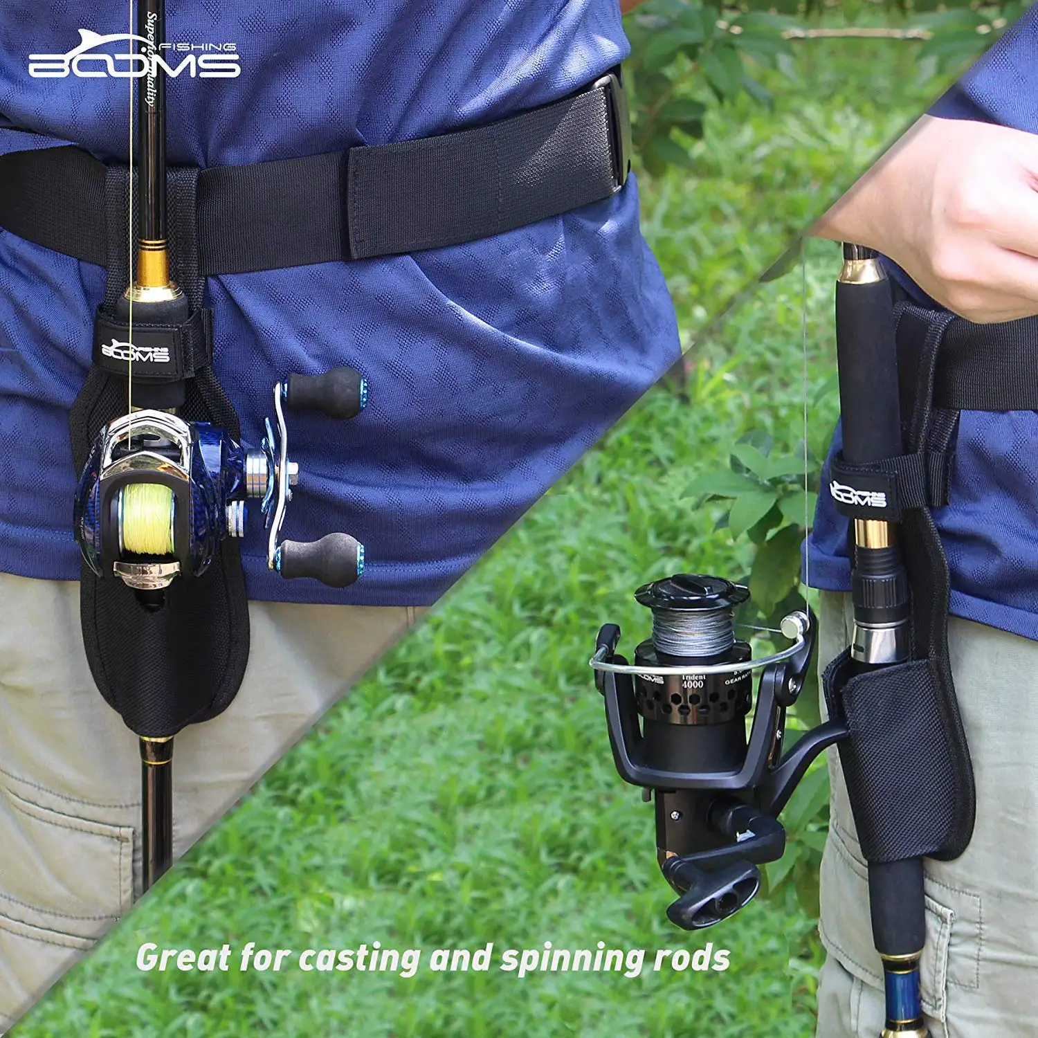 Booms Fishing P04 Открытый Держатель Удочки Удочка Стойки Держатели нейлон оболочка снасти инструменты аксессуары